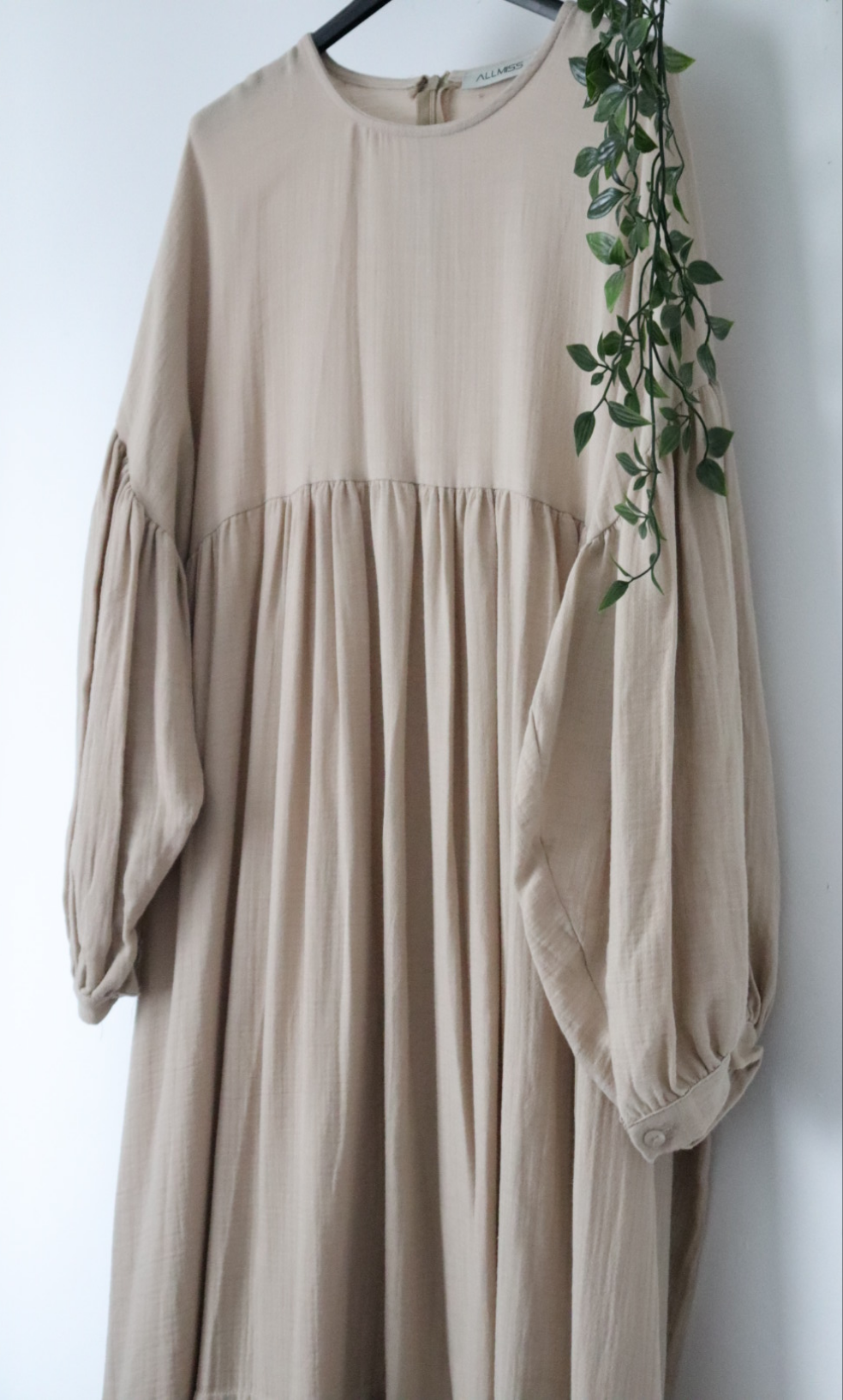 Damen Kleid aus Musselin-Stoff