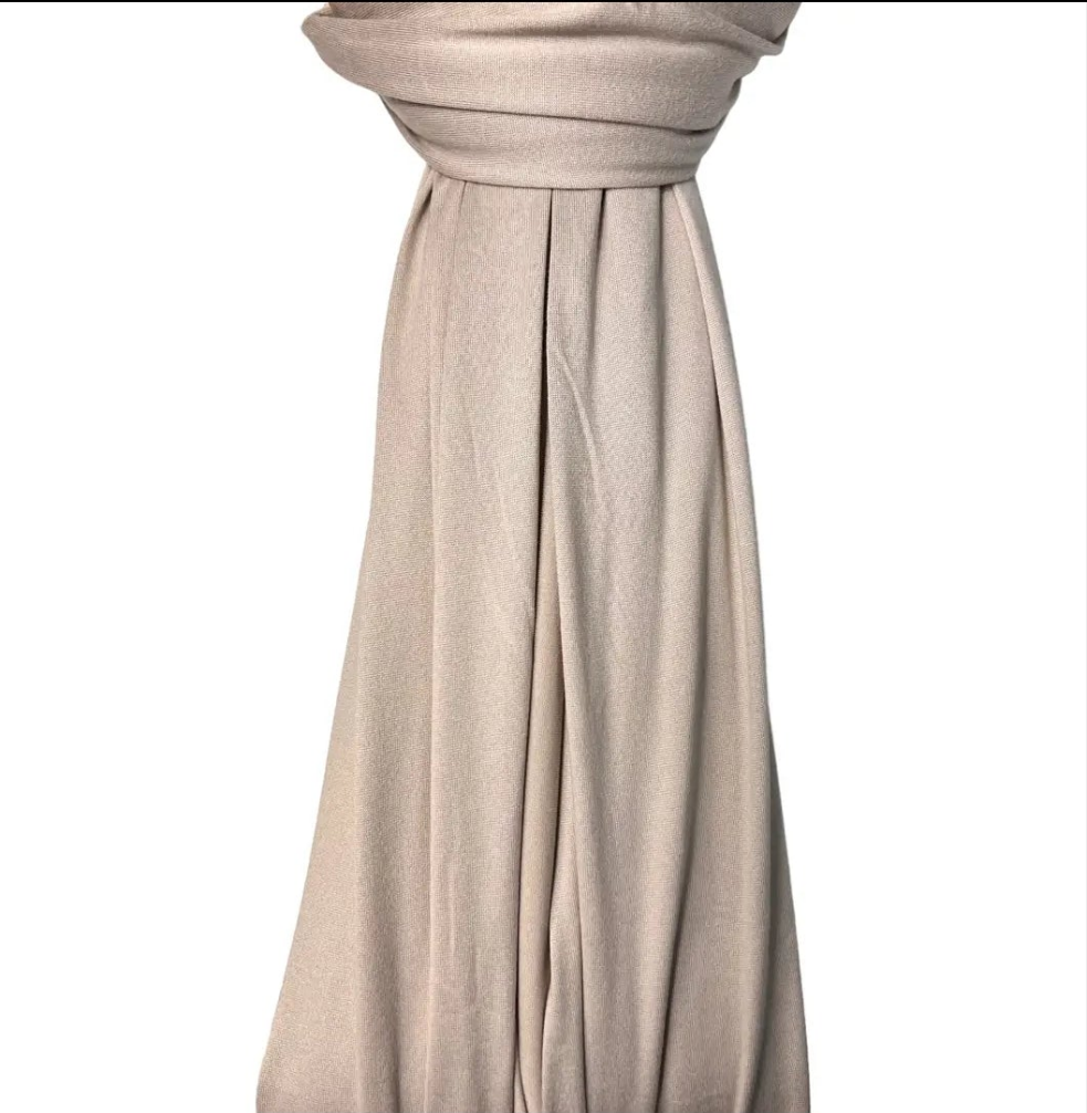 Großer Jersey-Hijab aus feinem Jersey, B:95cmxL:180cm