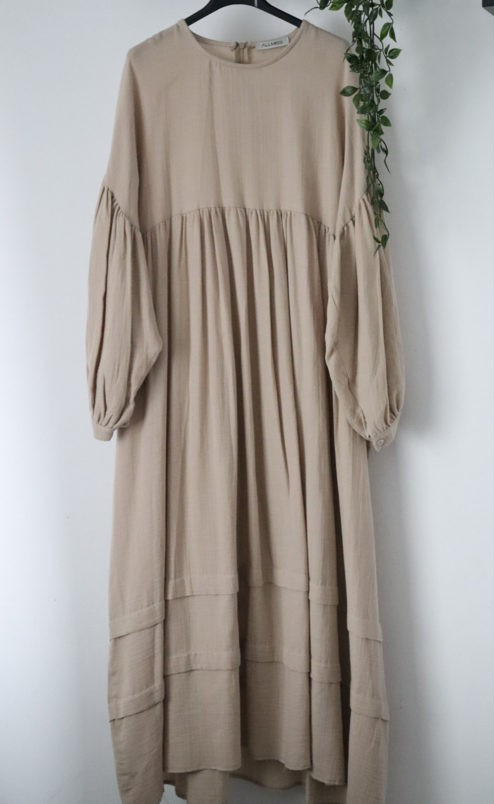 Damen Kleid aus Musselin-Stoff