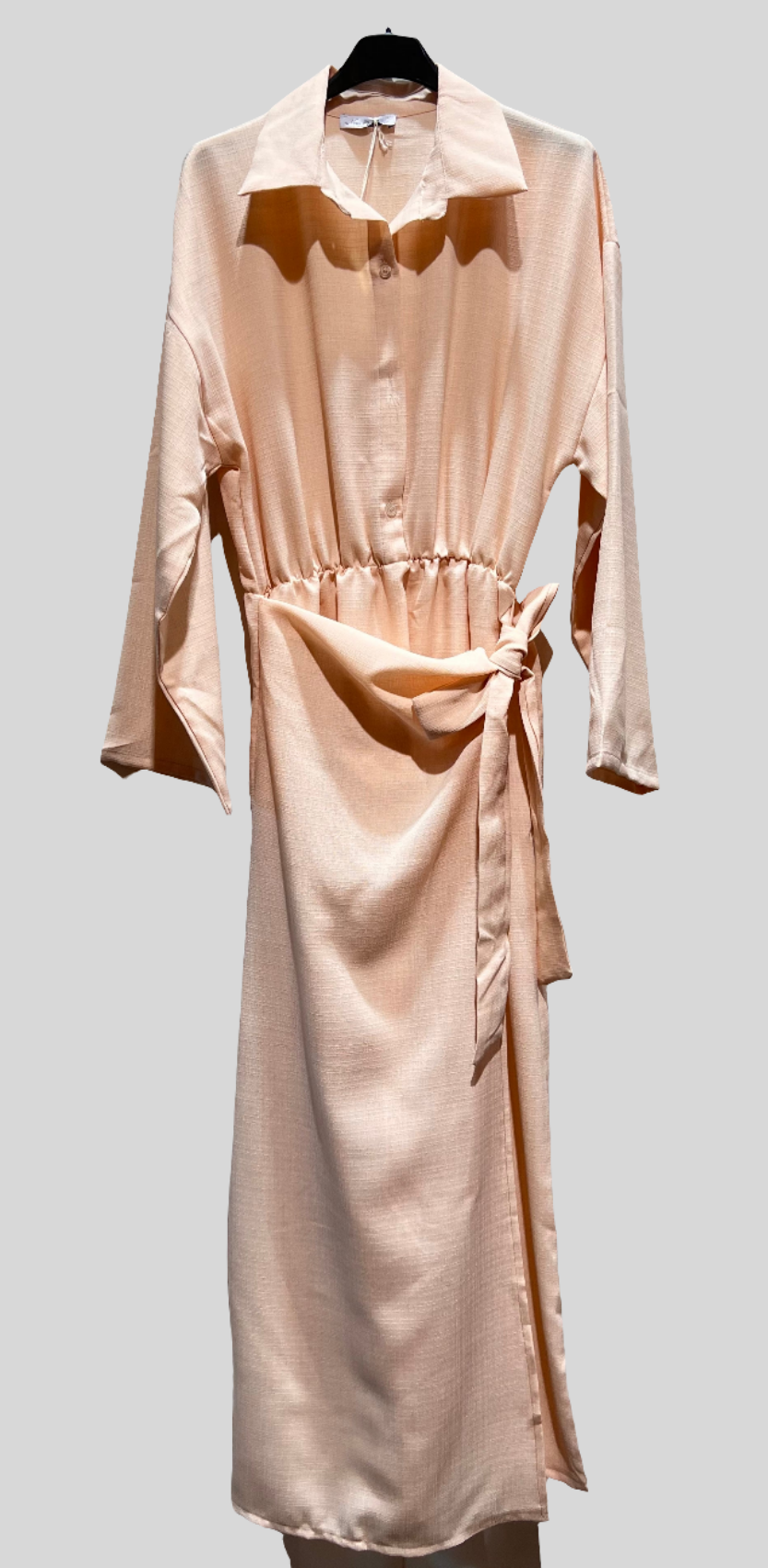 Hijab-Kleid mit seitlichen bindungen