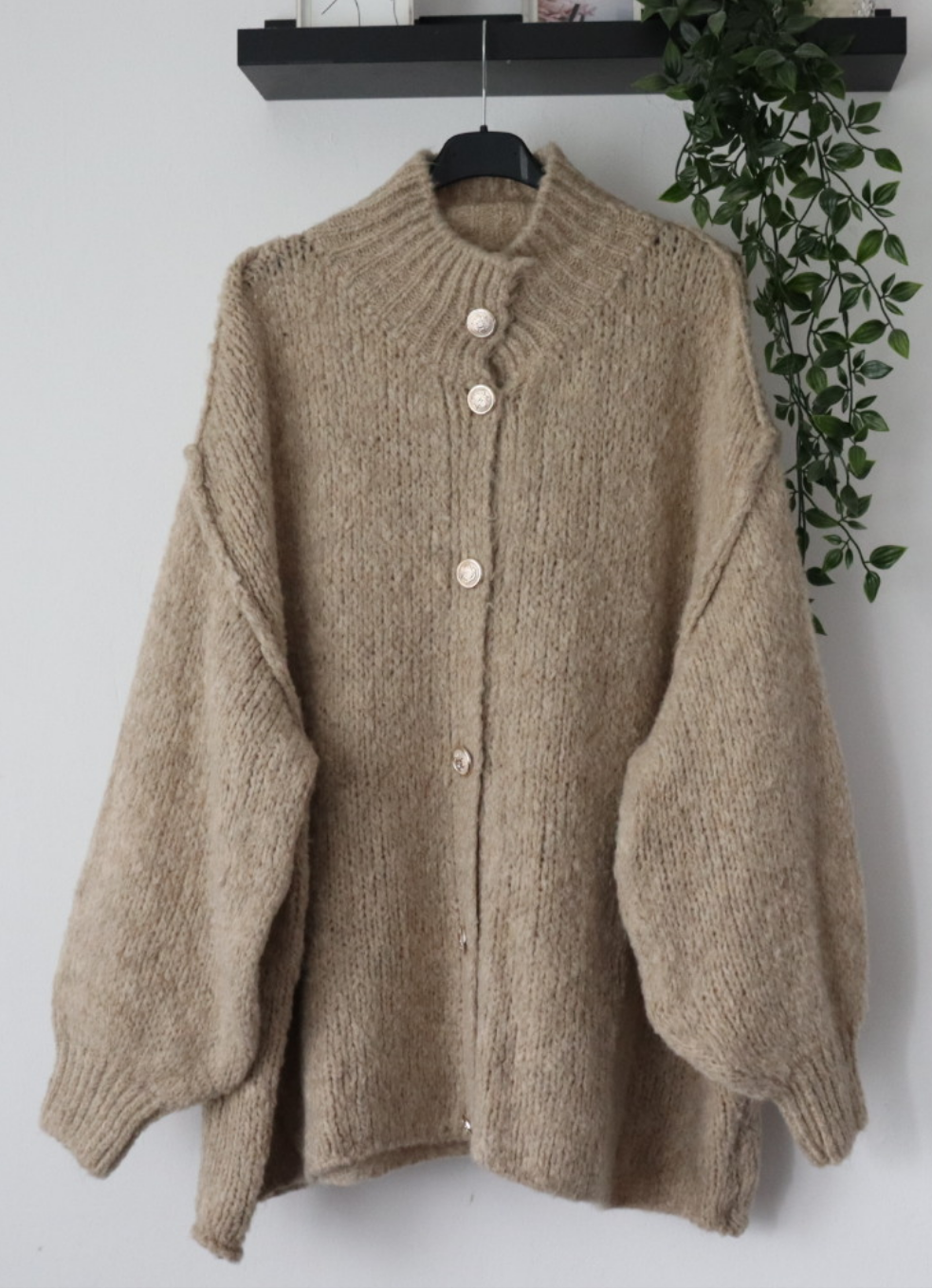 Damen Strickjacke mit knöpfen