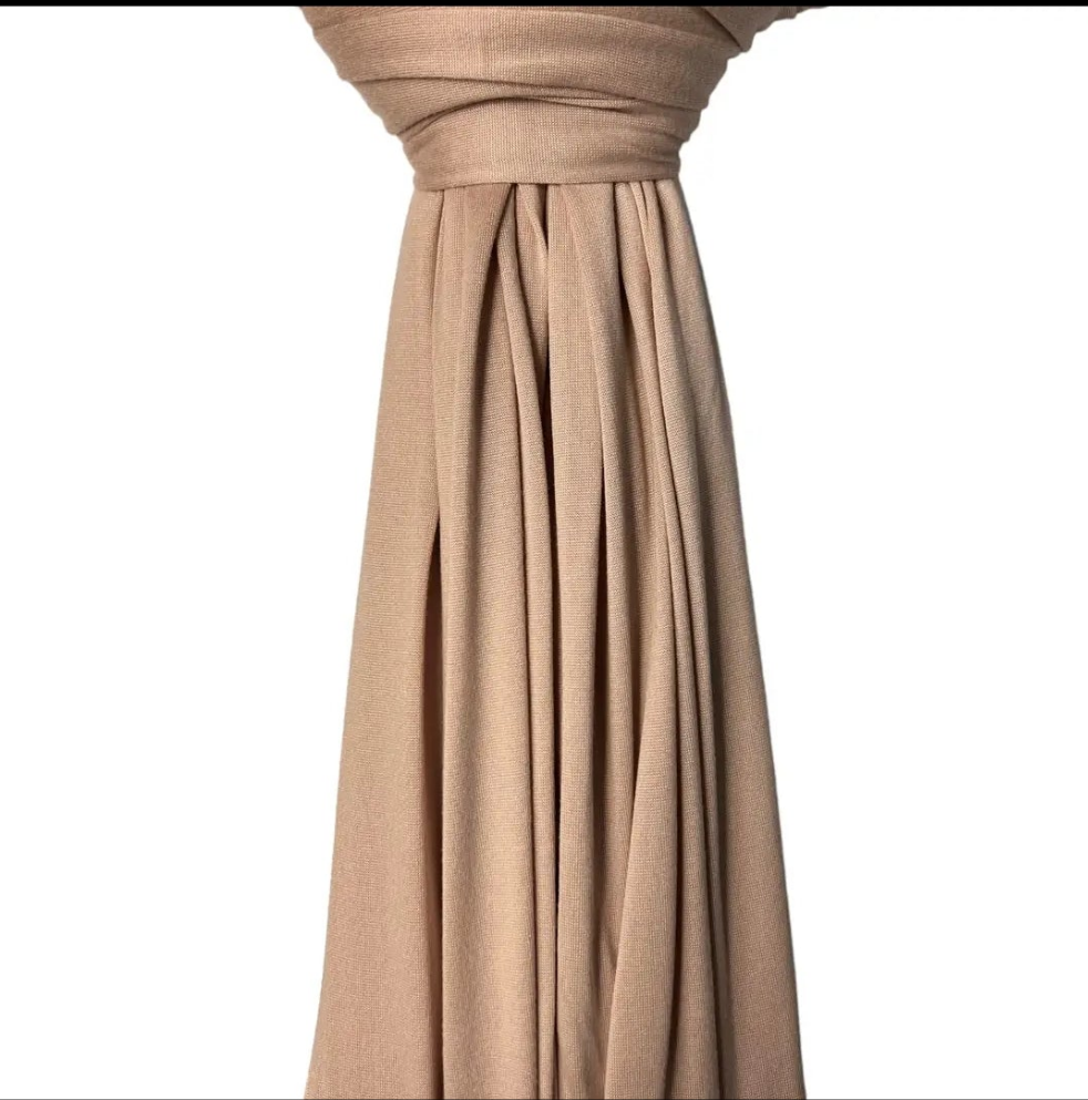 Großer Jersey-Hijab aus feinem Jersey, B:95cm×L:180cm