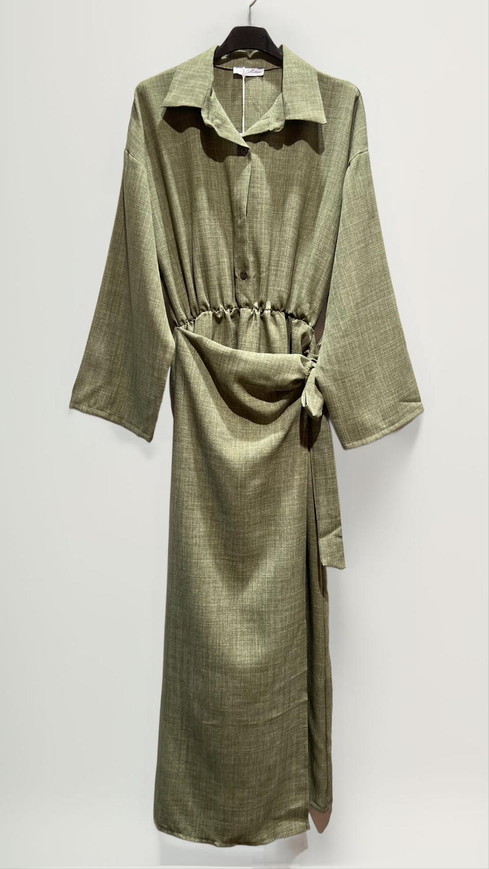 Hijab-Kleid mit seitlichen bindungen