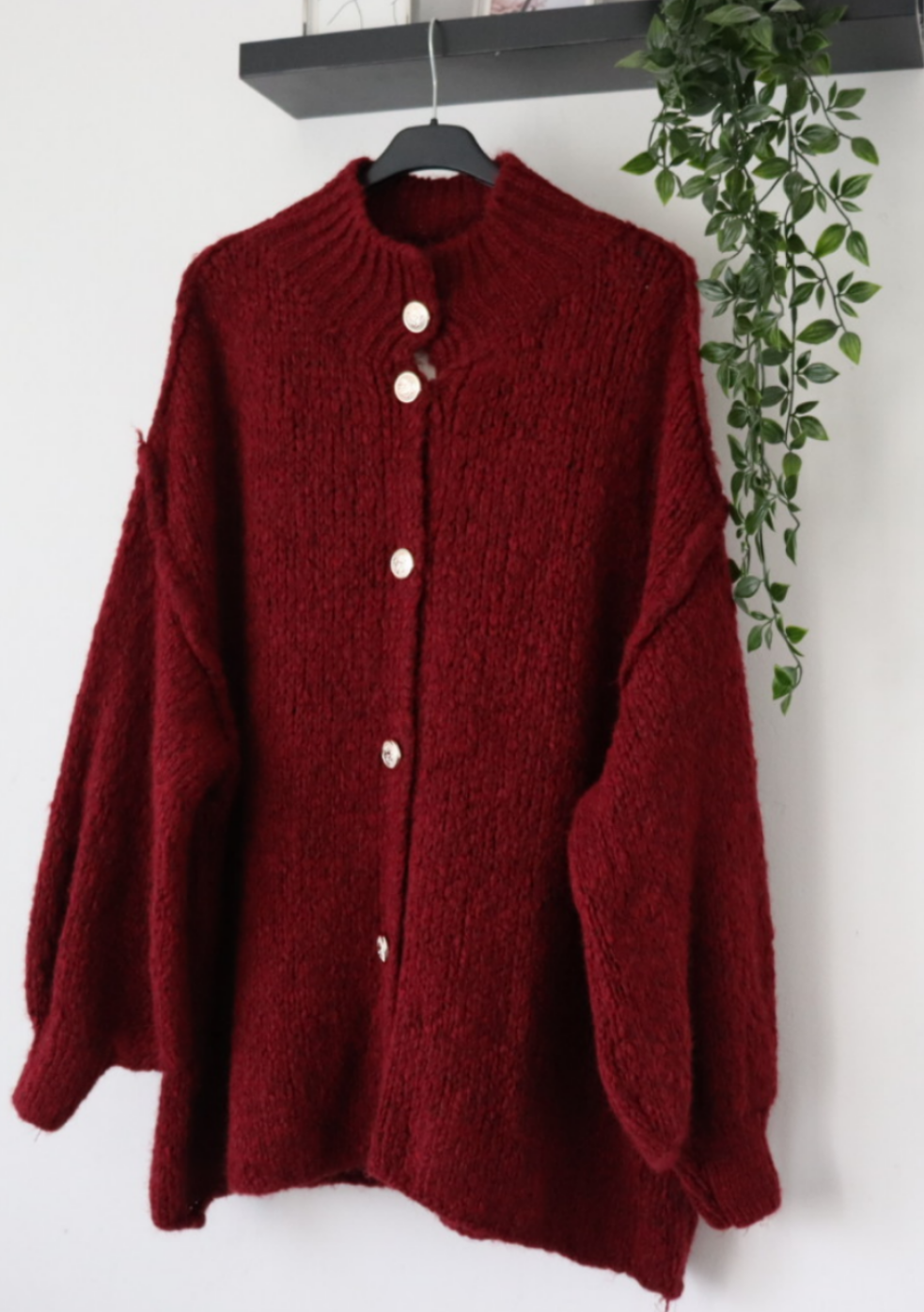 Damen Strickjacke mit knöpfen