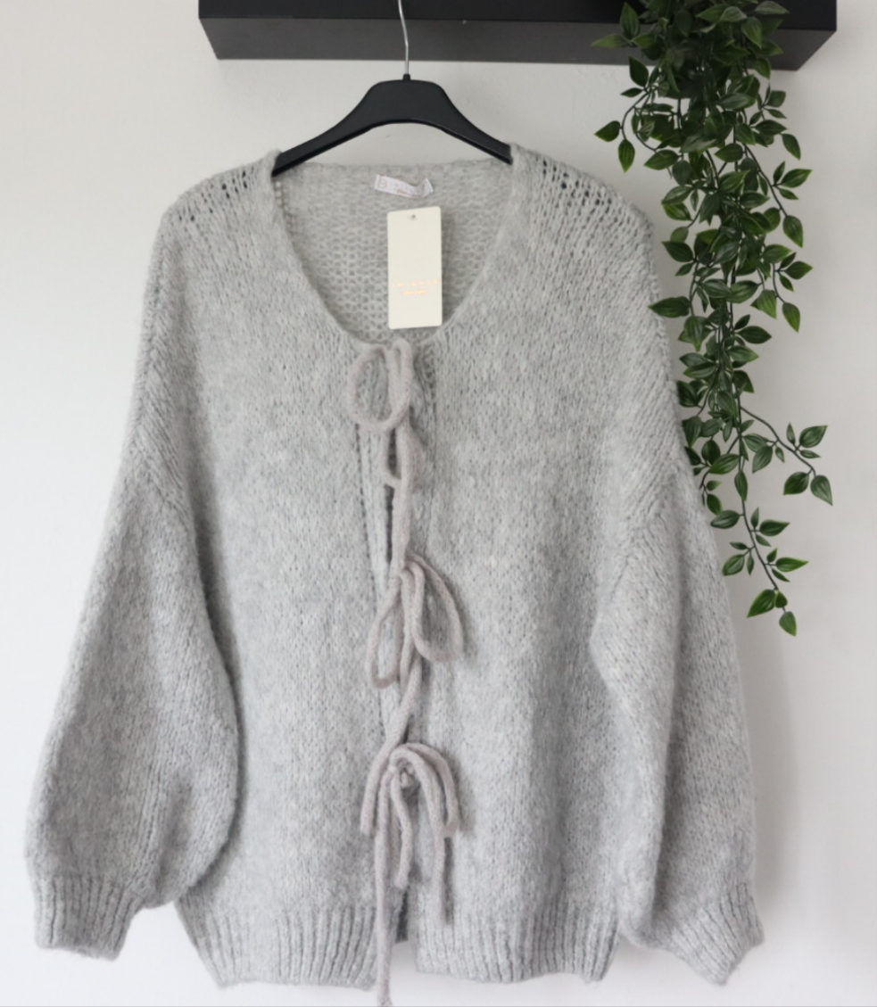 Damen Strickjacke mit bindung