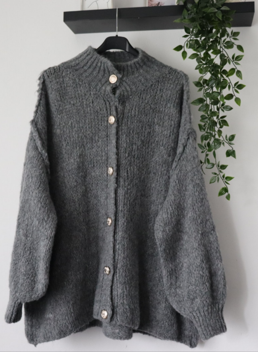 Damen Strickjacke mit knöpfen