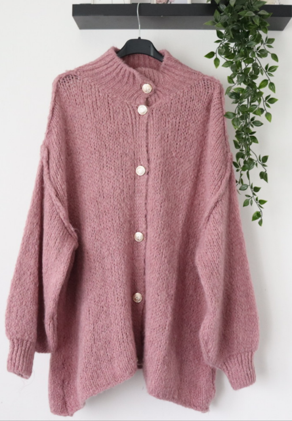 Damen Strickjacke mit knöpfen