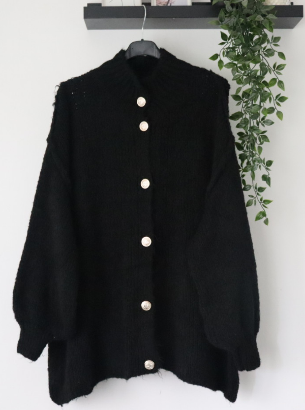 Damen Strickjacke mit knöpfen