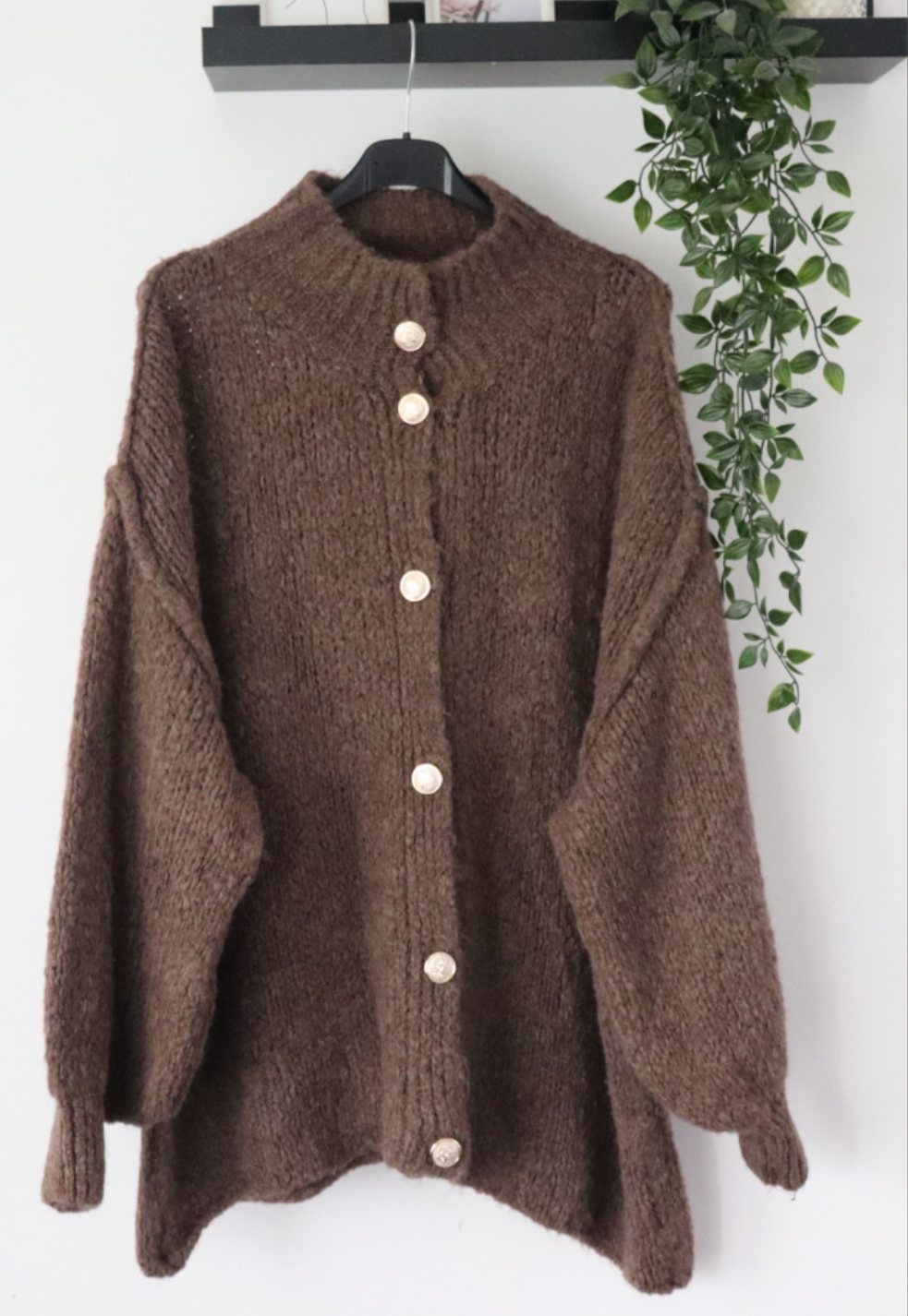 Damen Strickjacke mit knöpfen