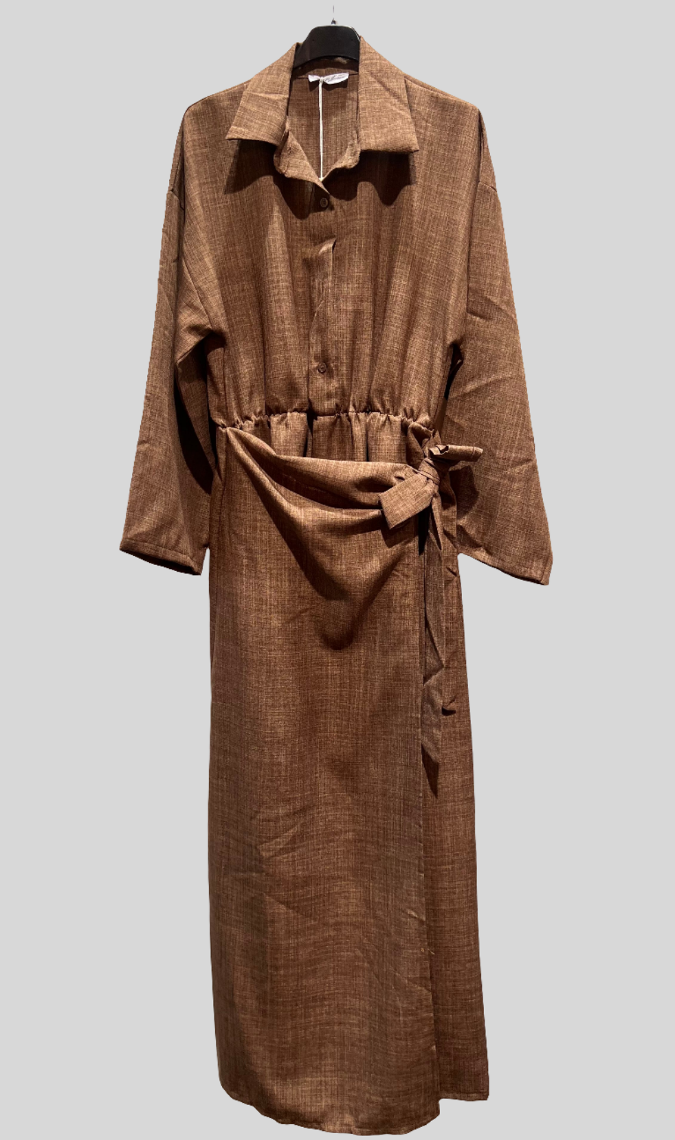 Hijab-Kleid mit seitlichen bindungen