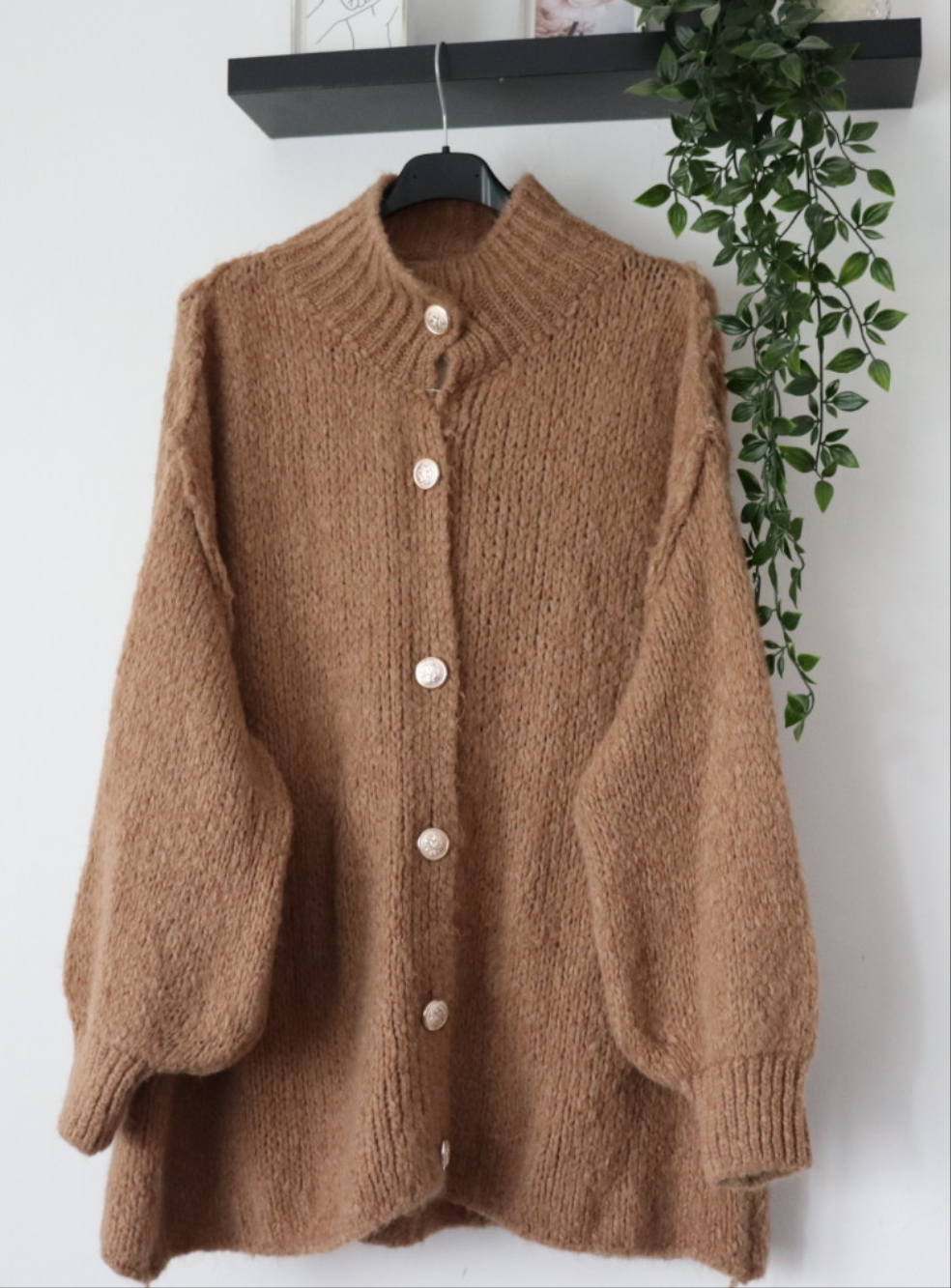 Damen Strickjacke mit knöpfen