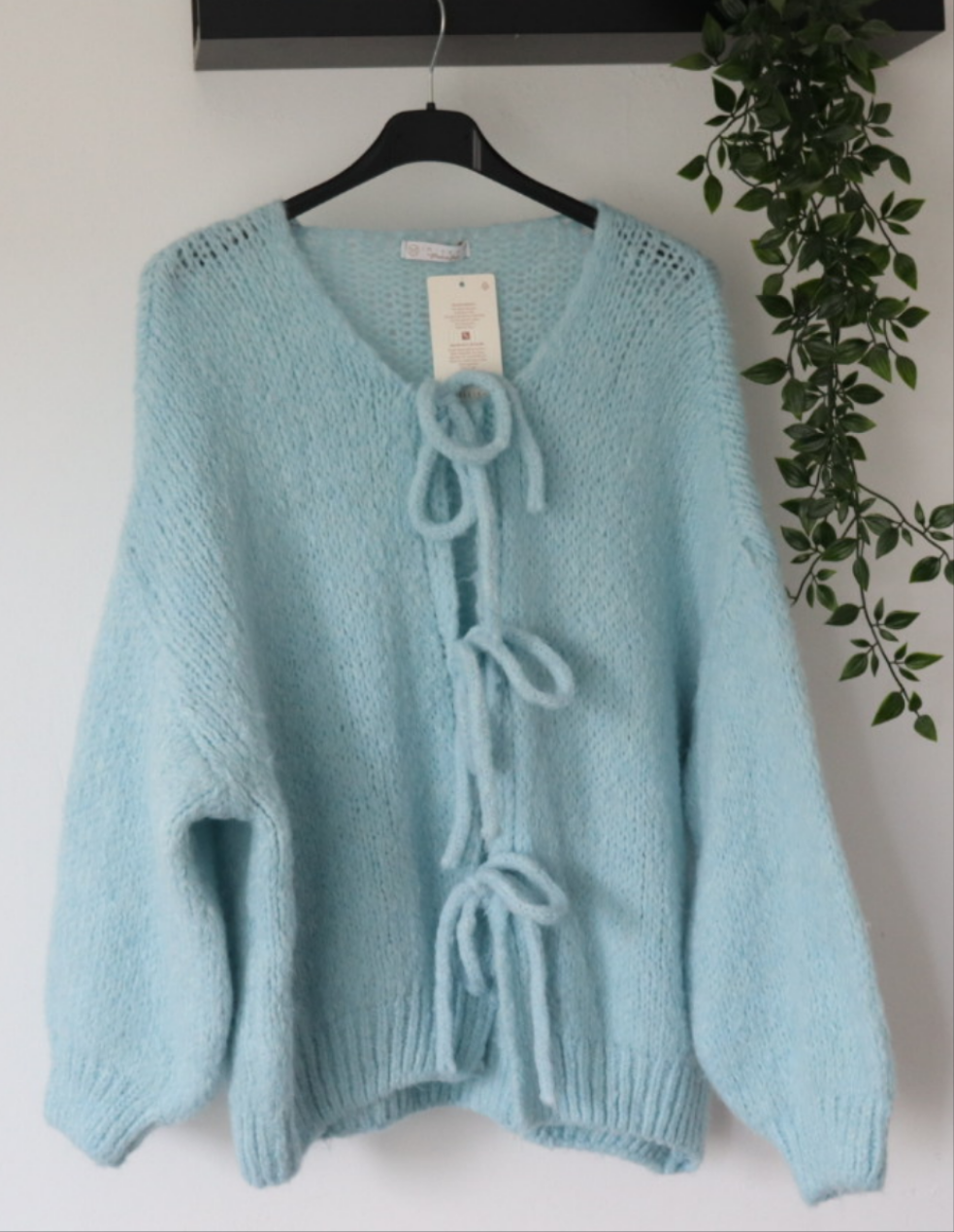 Damen Strickjacke mit bindung