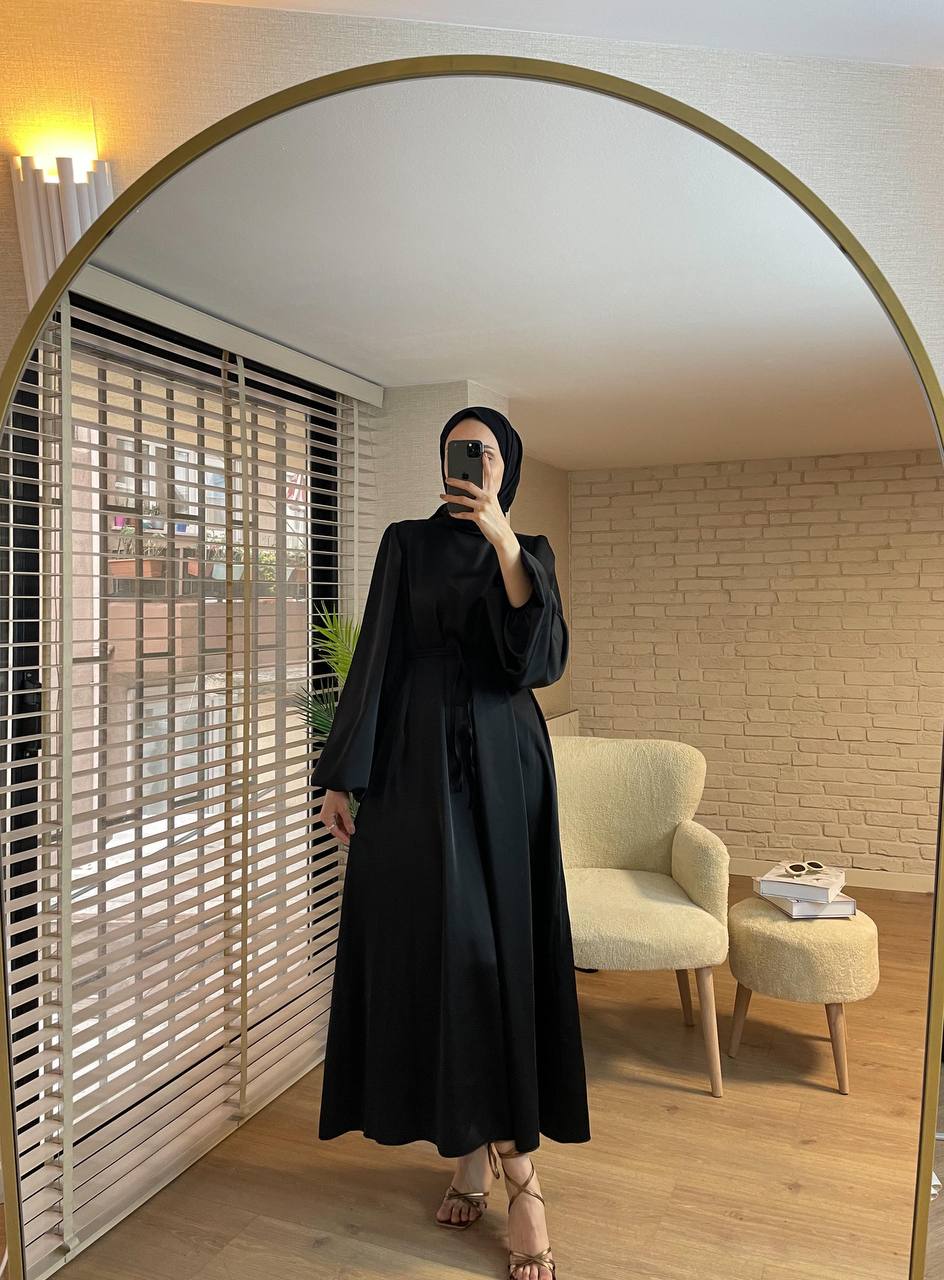 Damen Satin-Kleid