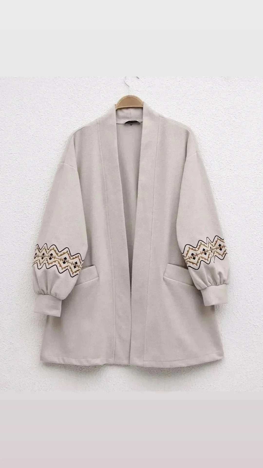 Damen gerippte kurze Jacke