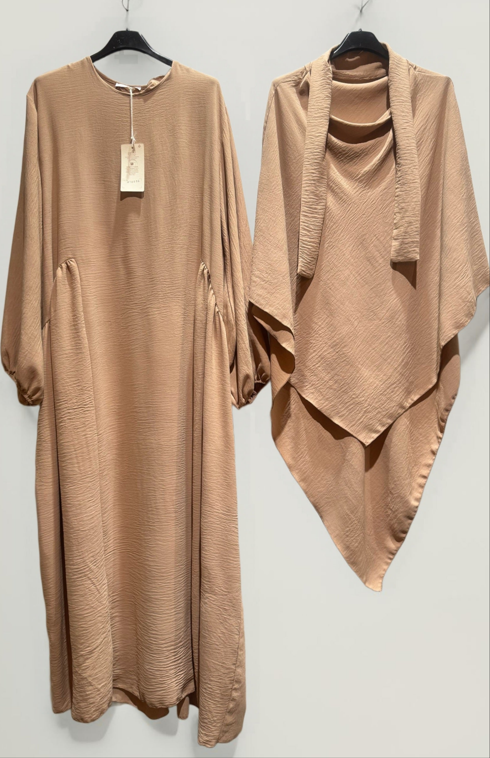 Damen Zweiteiler, Abaya mit Khimar 2er Set