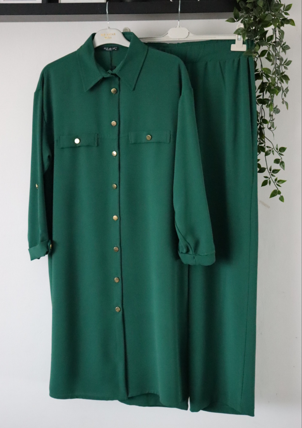 Damen Zweiteiler,kurze Tunika/Hose Set