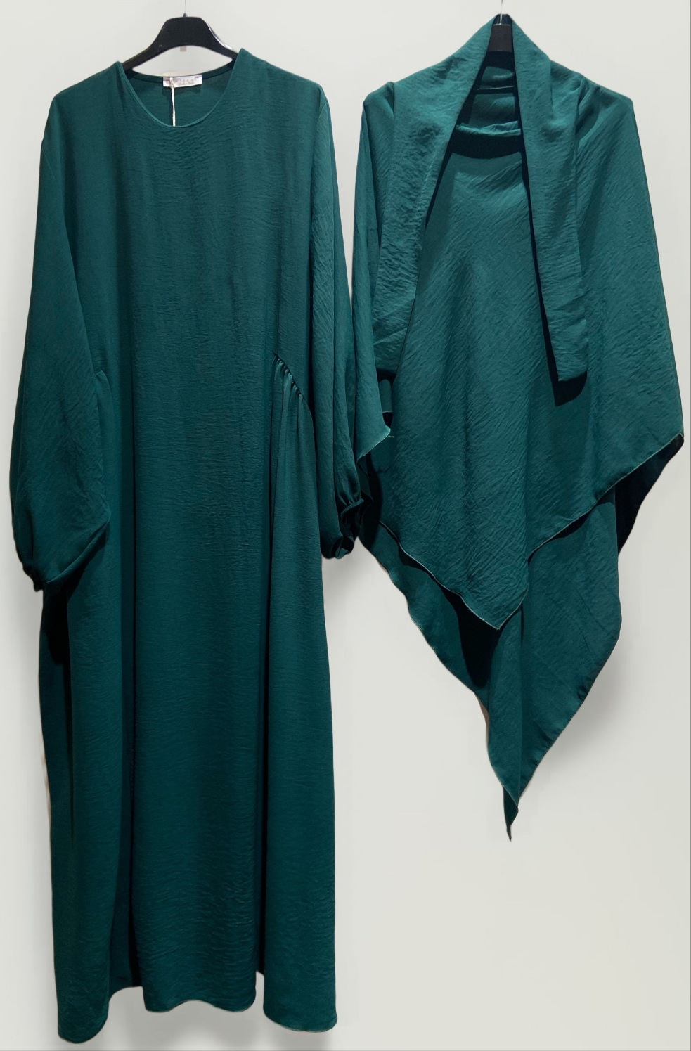Damen Zweiteiler, Abaya mit Khimar 2er Set