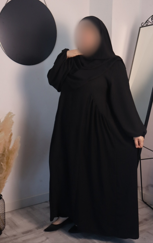 Damen Zweiteiler, Abaya mit Khimar 2er Set