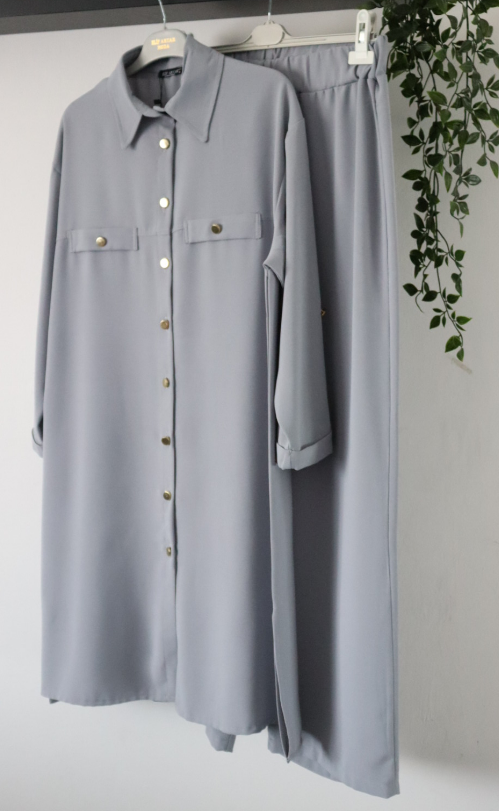 Damen Zweiteiler,kurze Tunika/Hose Set
