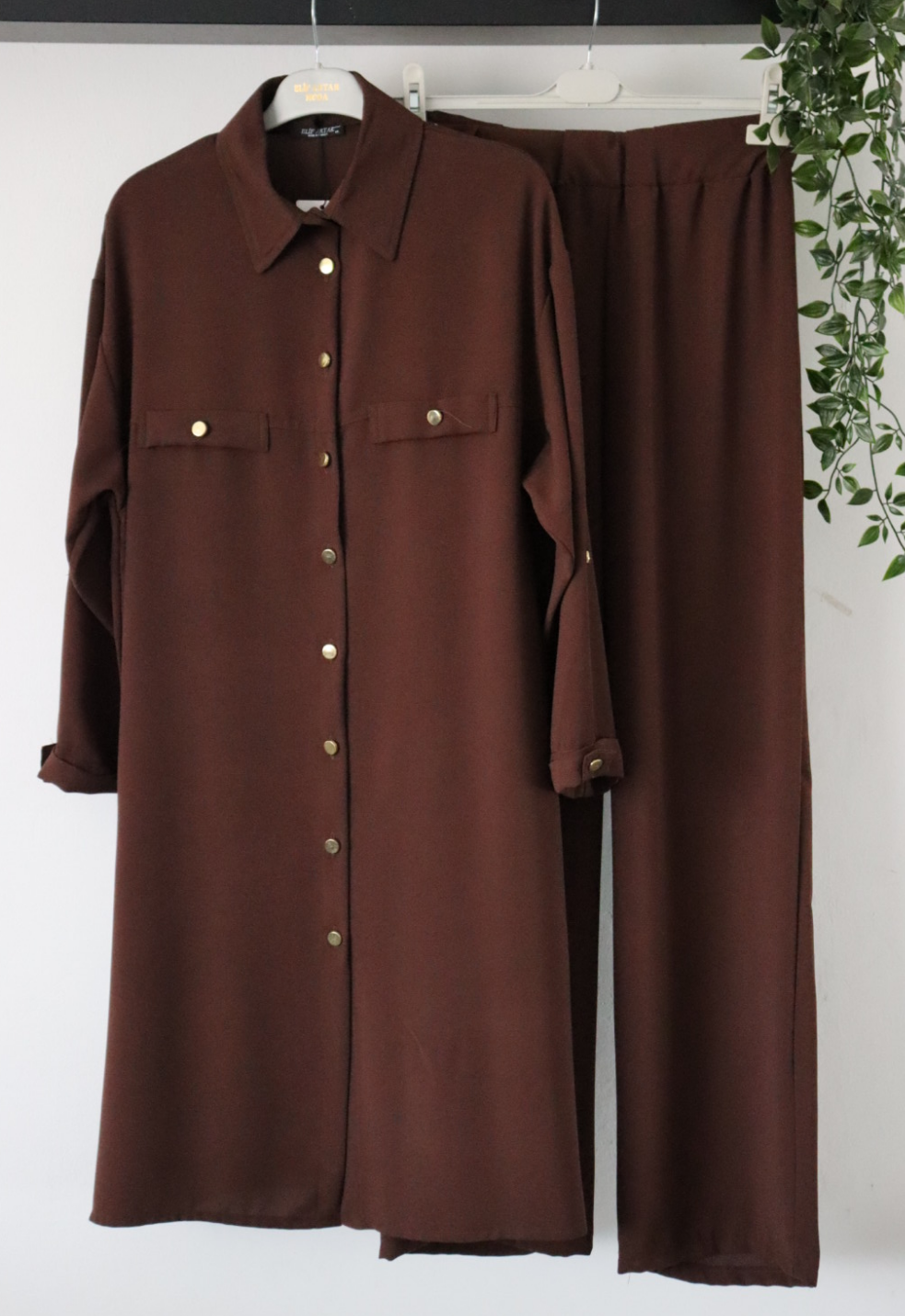Damen Zweiteiler,kurze Tunika/Hose Set