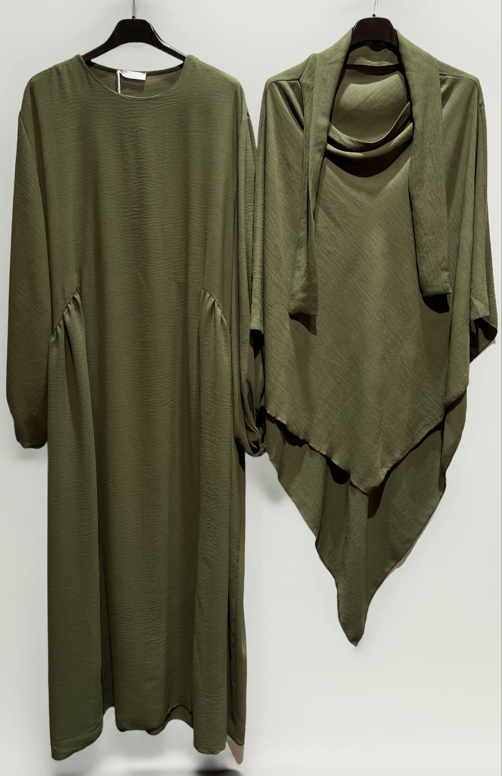 Damen Zweiteiler, Abaya mit Khimar 2er Set