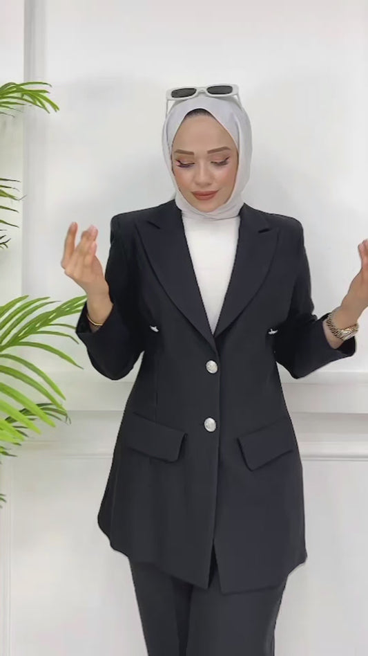 Damen Zweiteiler, kurze Blazeranzug/Set