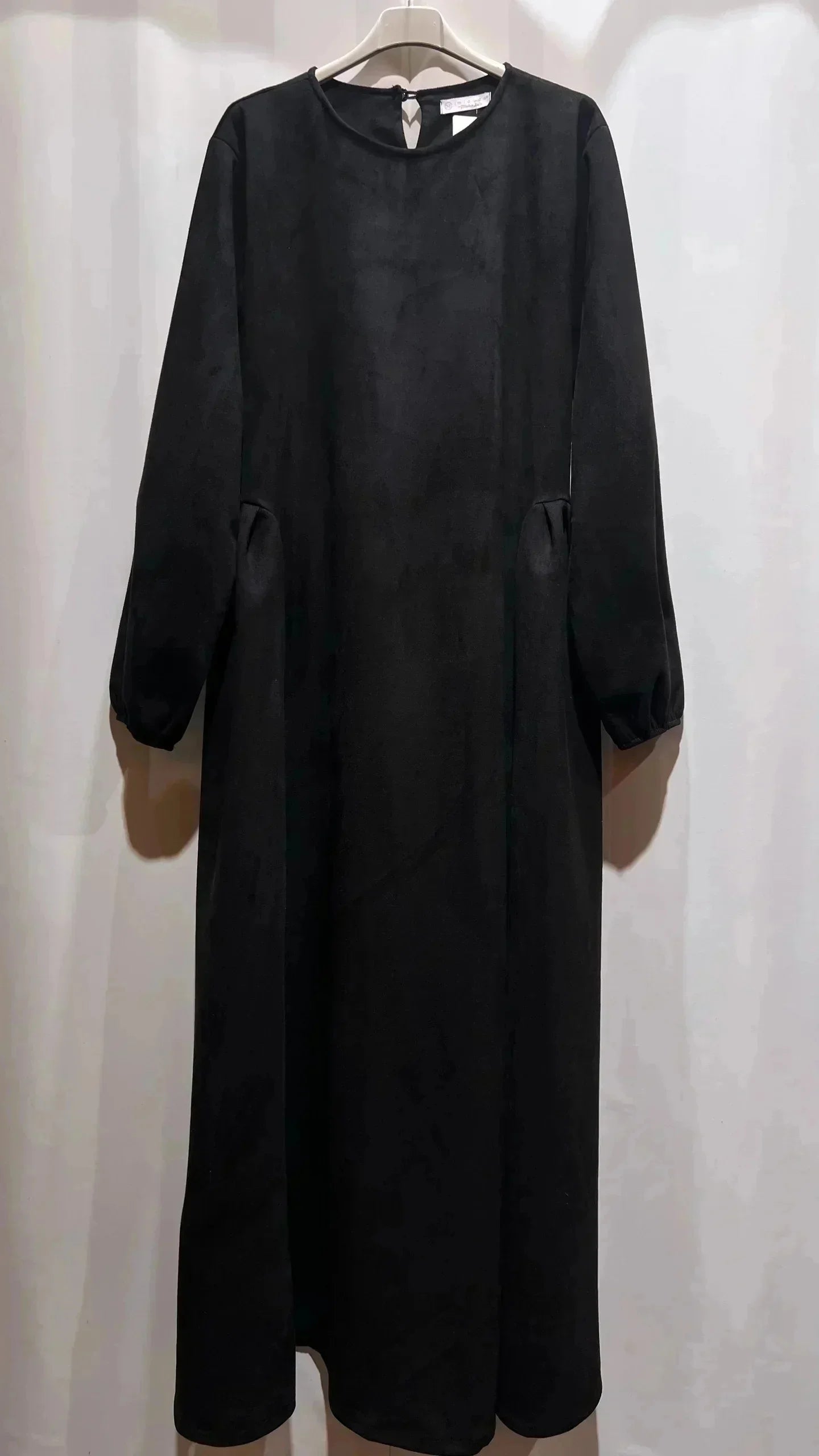 Damen Oversized Velour-Maxikleid