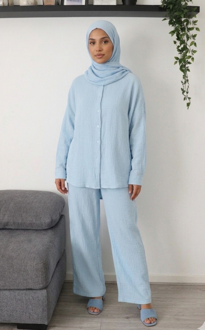 Zayna Musselin Lounge Set