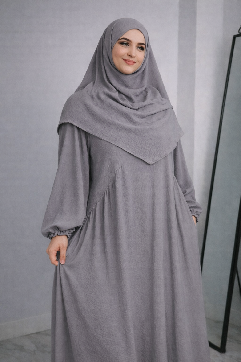 Ikili takım, abaya ve khimar 2'li set