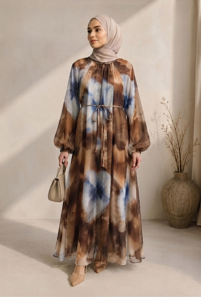 Flora Flow Maxi-Dress