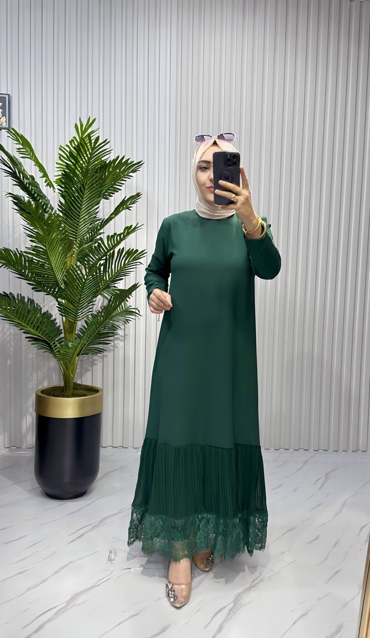 Damen Kleid mit Spitze