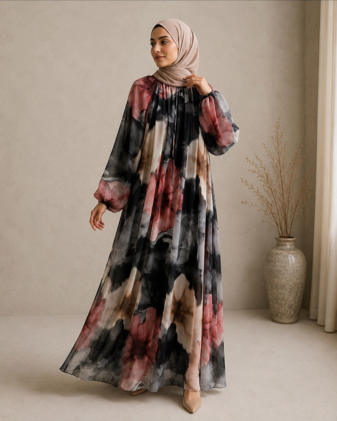 Flora Flow Maxi-Dress