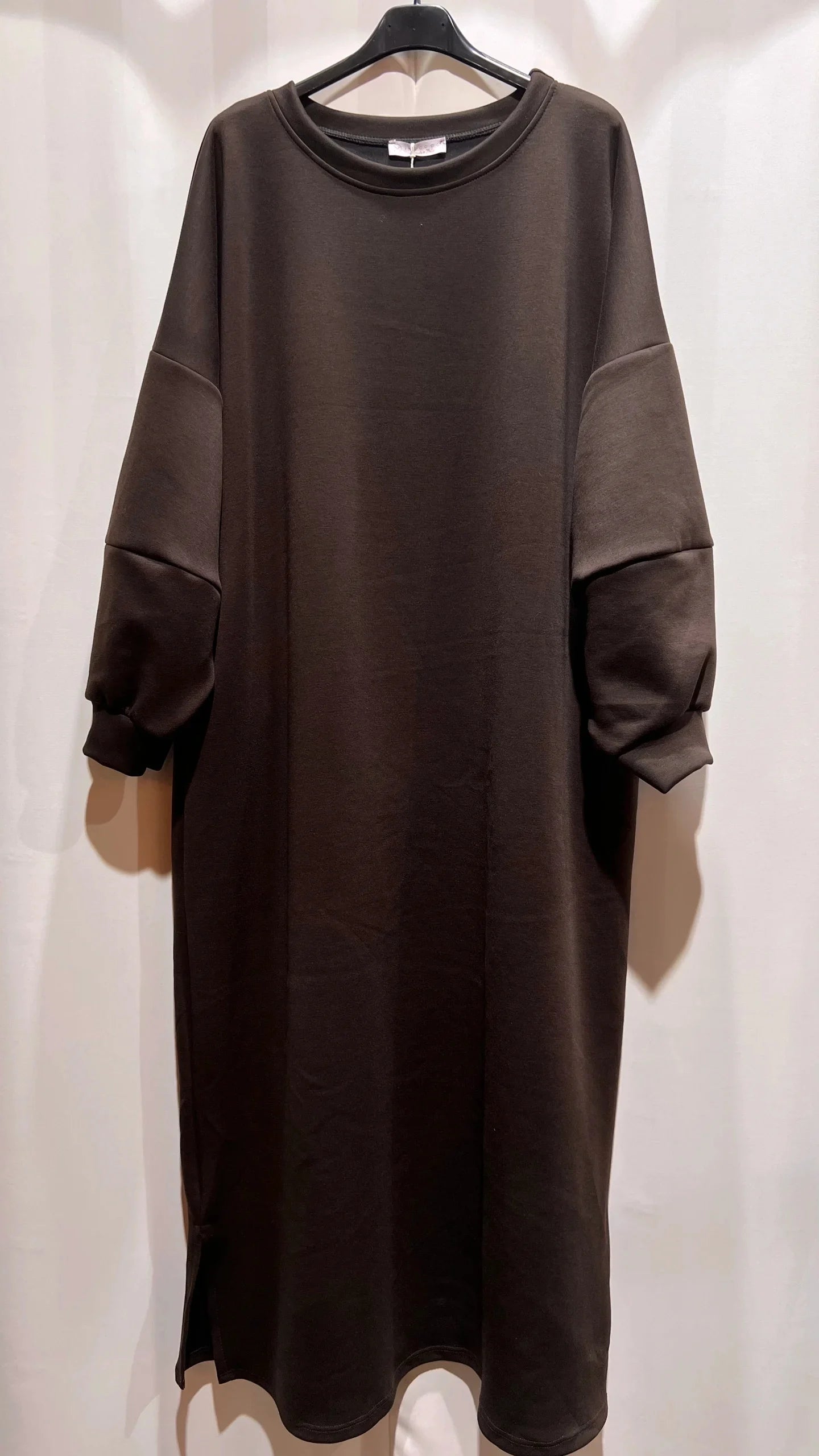 Damen Oversize Sweatshirt Kleid