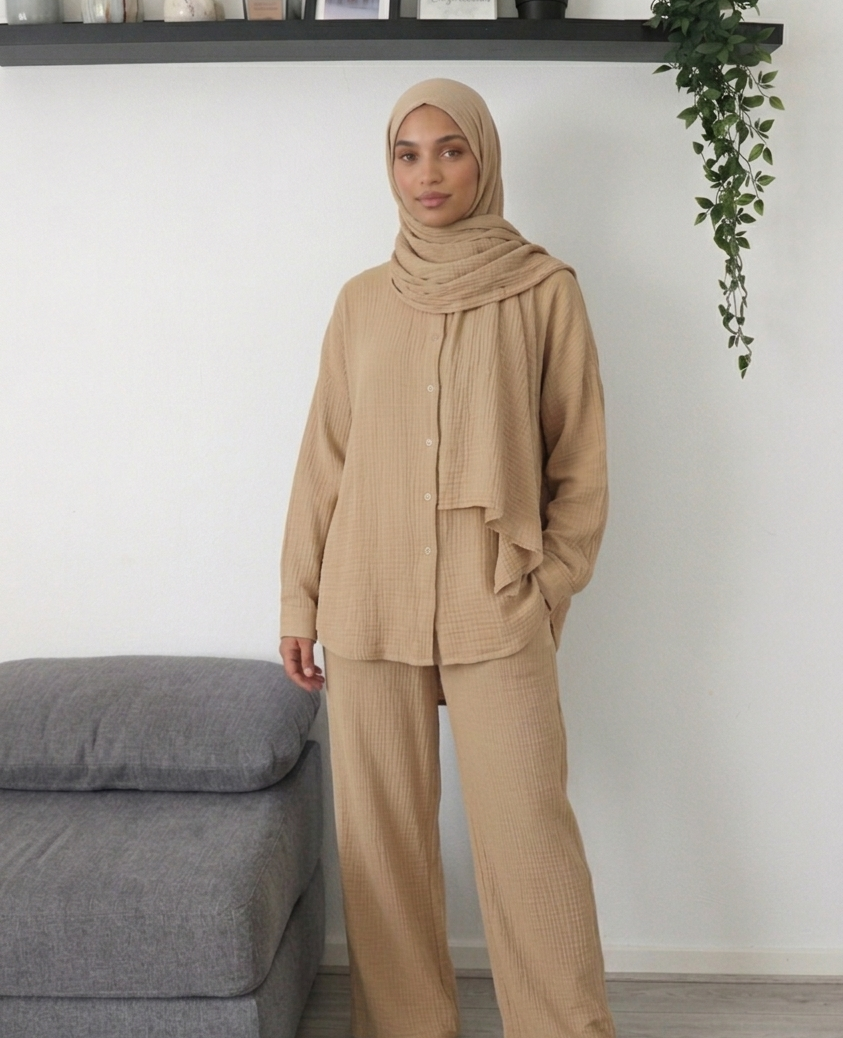 Zayna Musselin Lounge Set