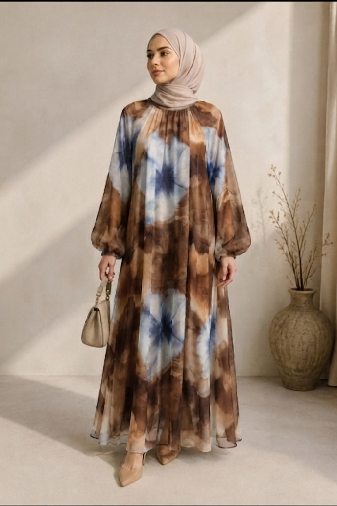 Flora Flow Maxi-Dress