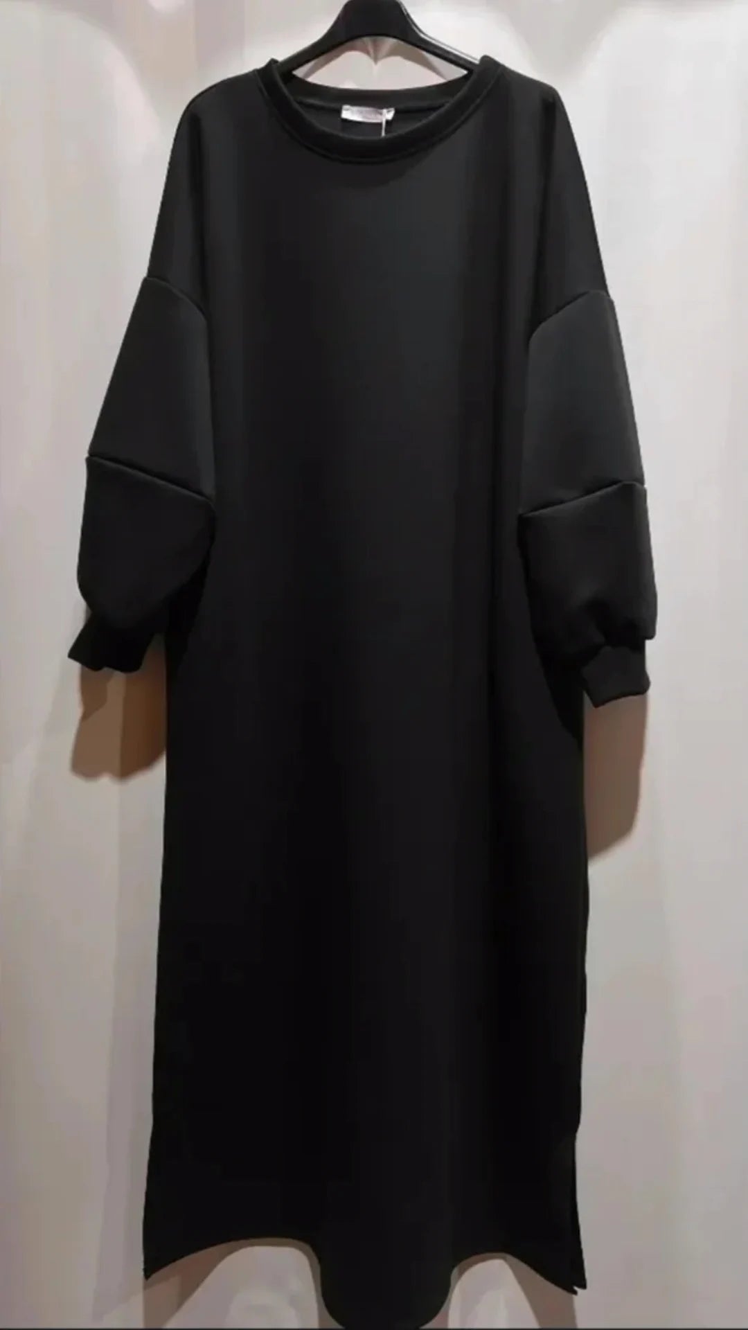 Damen Oversize Sweatshirt Kleid