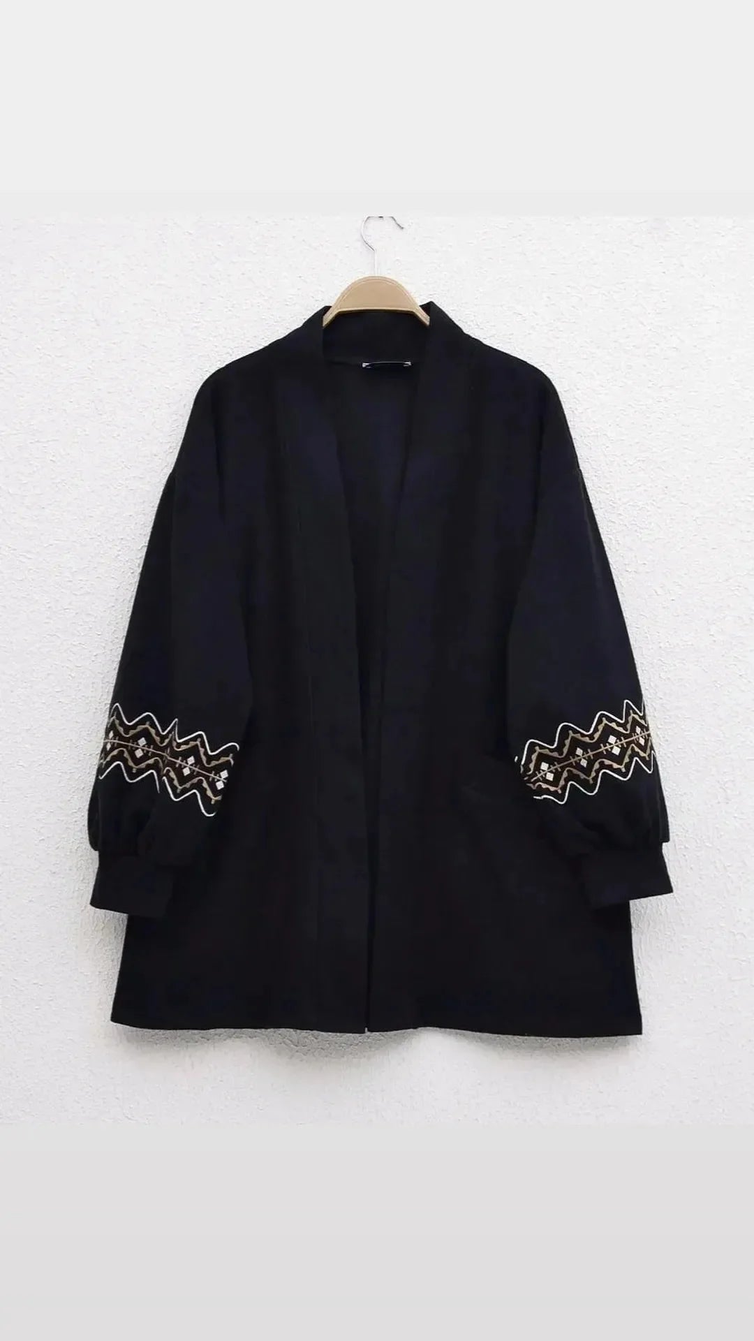 Damen gerippte kurze Jacke