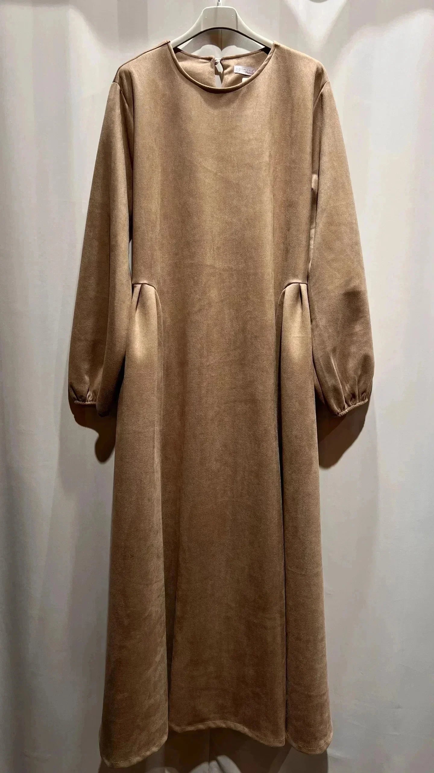 Damen Oversized Velour-Maxikleid