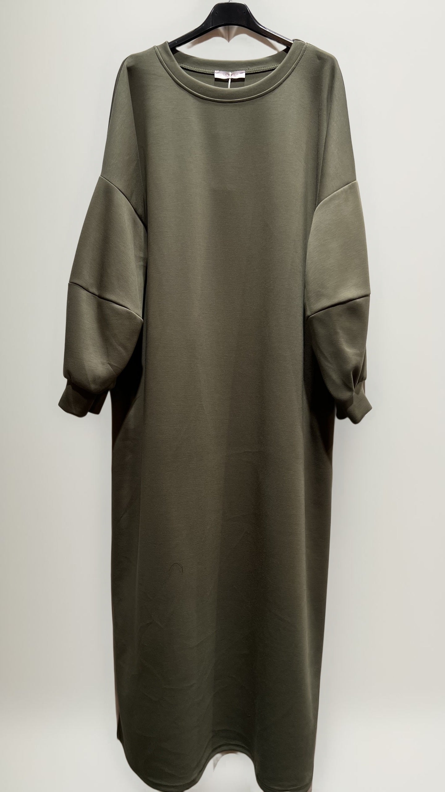 Damen Oversize Sweatshirt Kleid