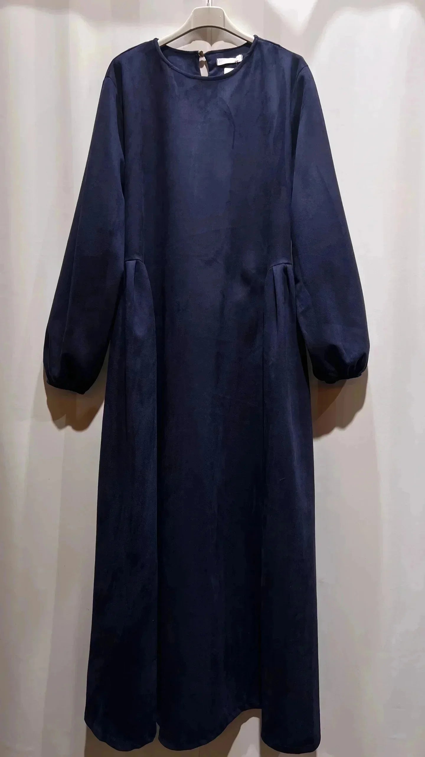 Damen Oversized Velour-Maxikleid