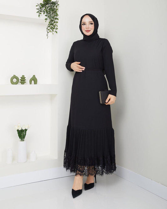 Damen Kleid mit Spitze