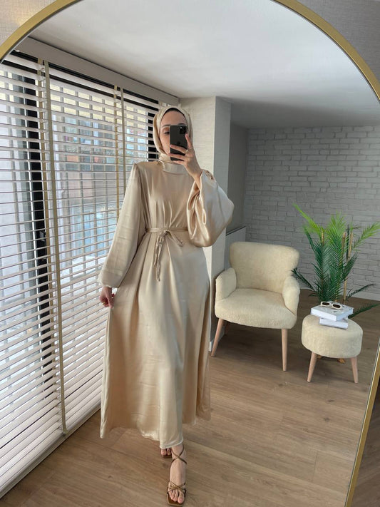 Damen Satin-Kleid