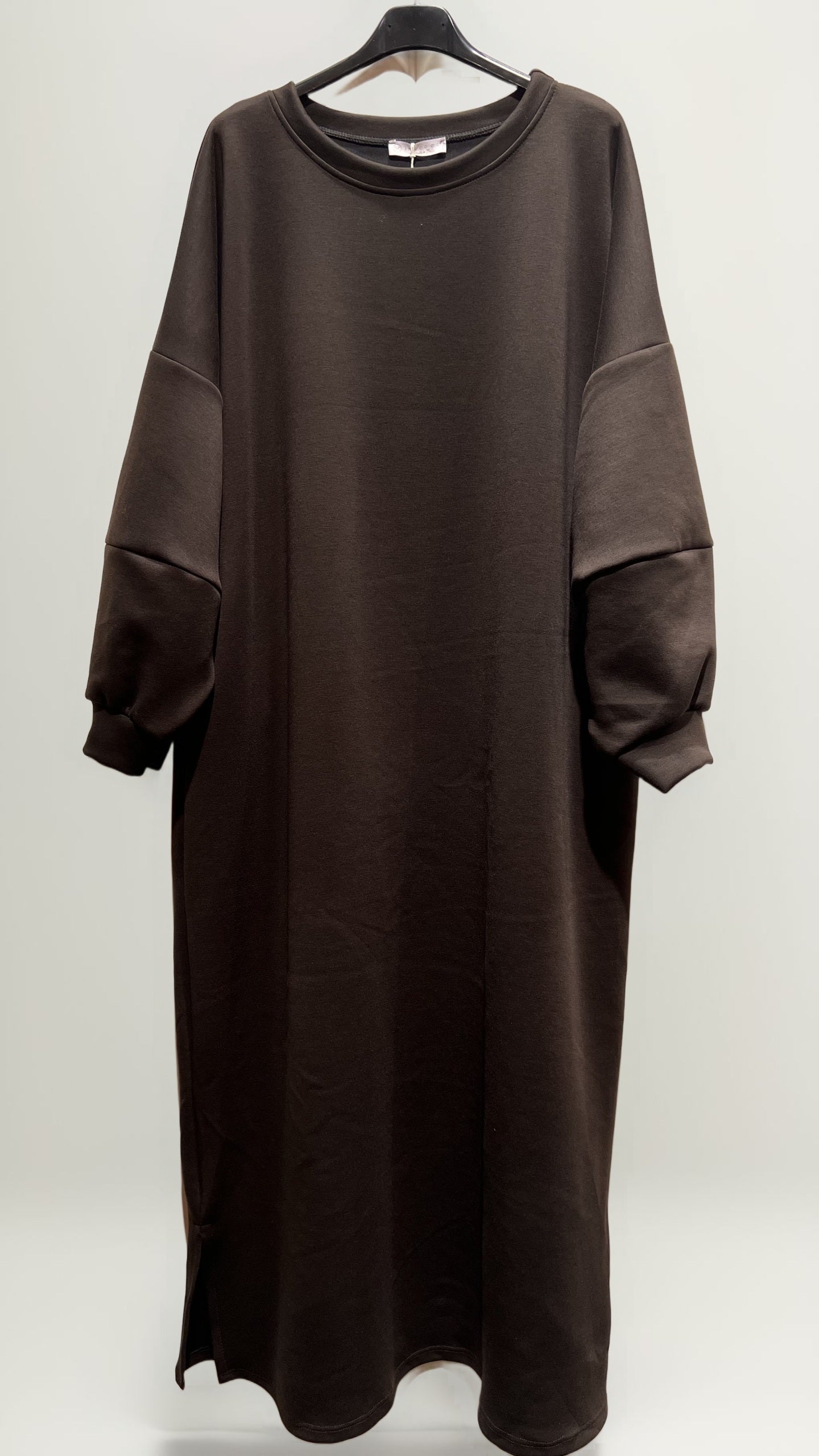 Damen Oversize Sweatshirt Kleid