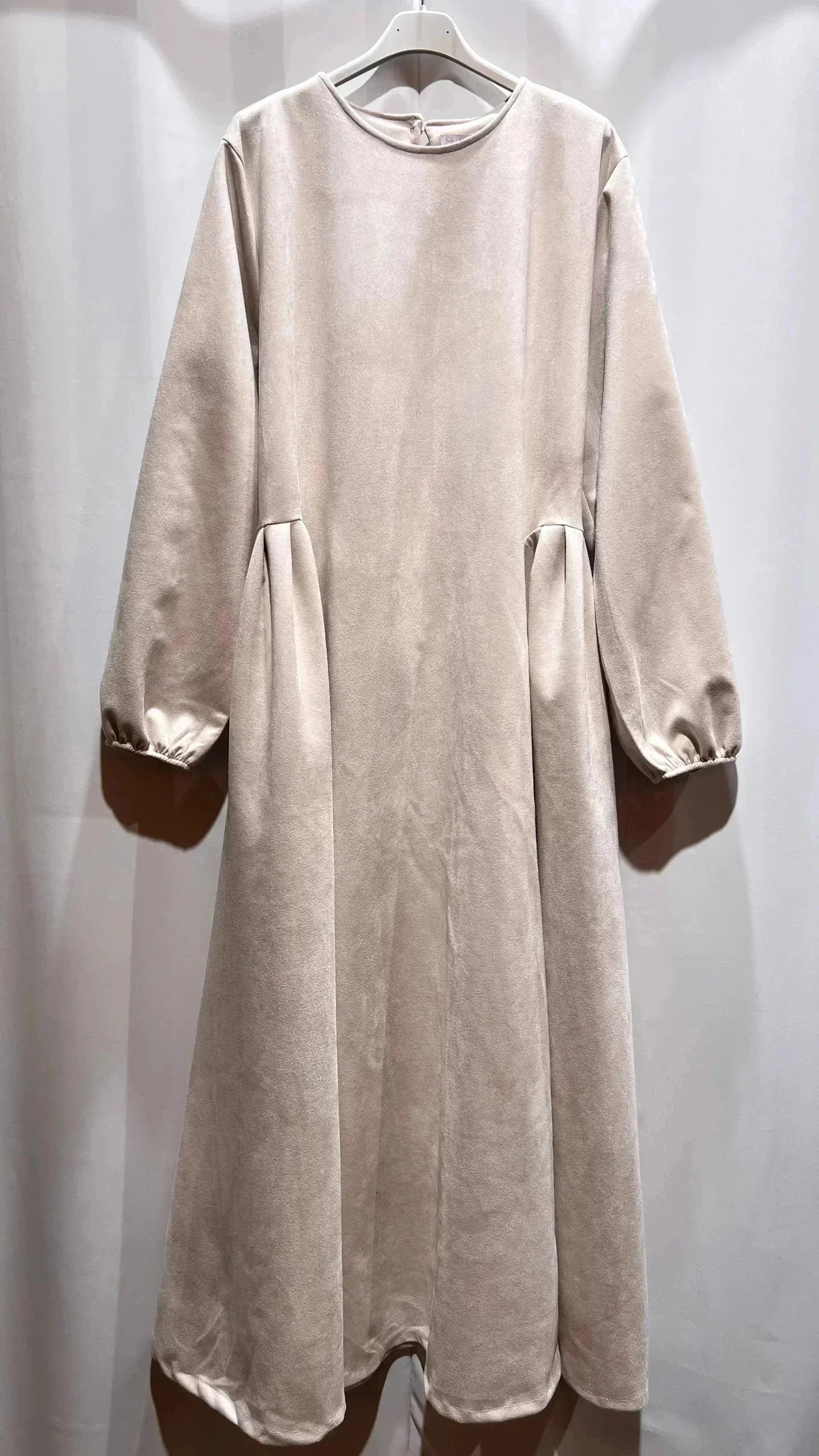 Damen Oversized Velour-Maxikleid