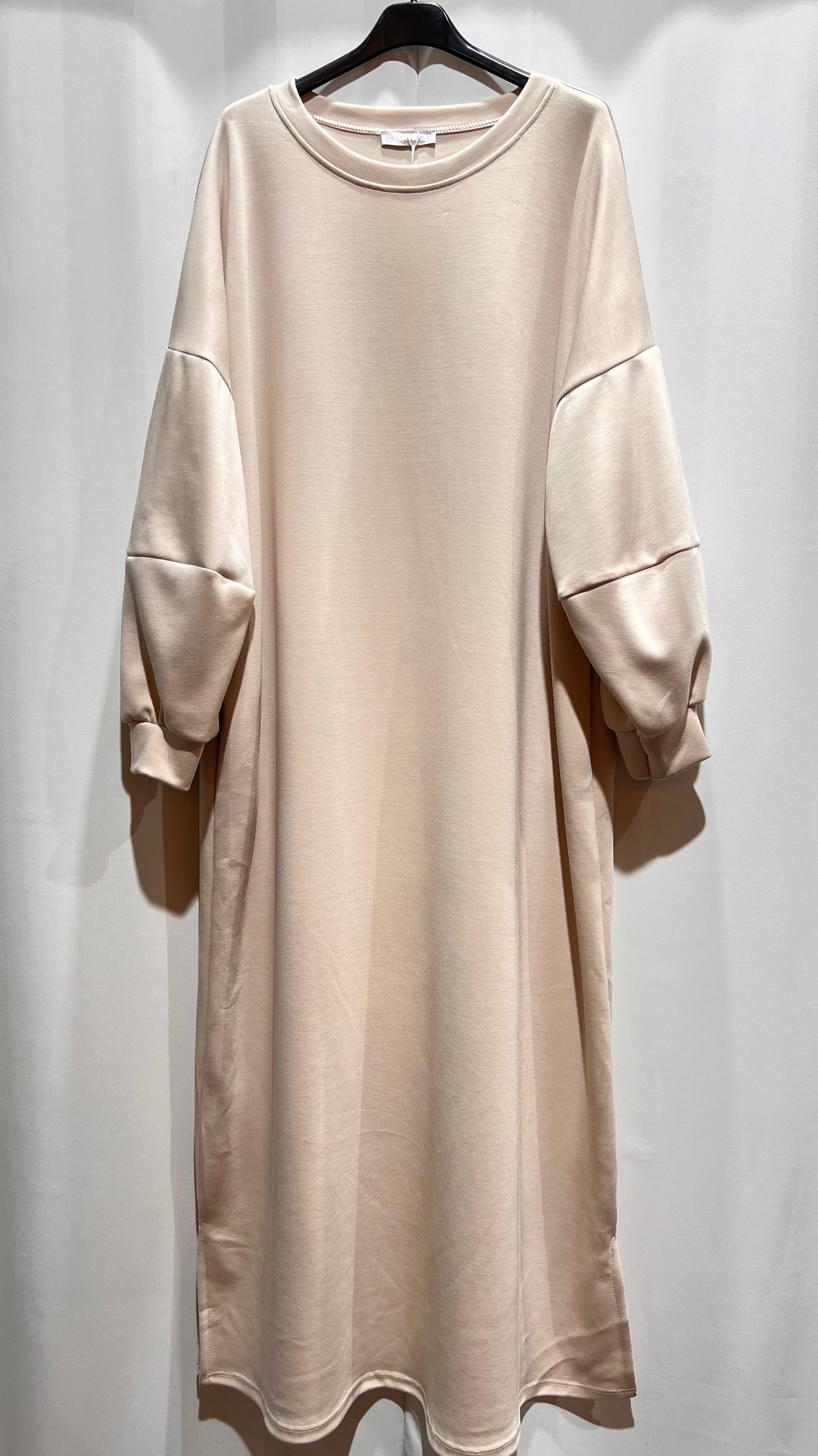 Damen Oversize Sweatshirt Kleid