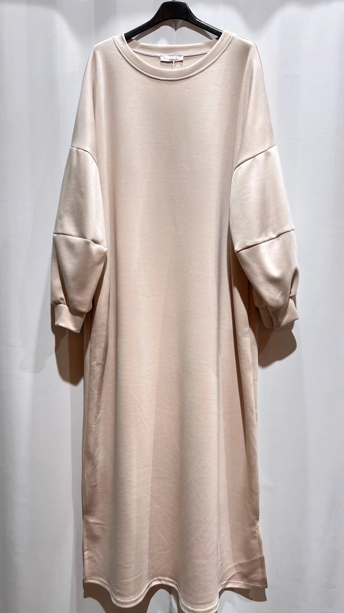 Damen Oversize Sweatshirt Kleid